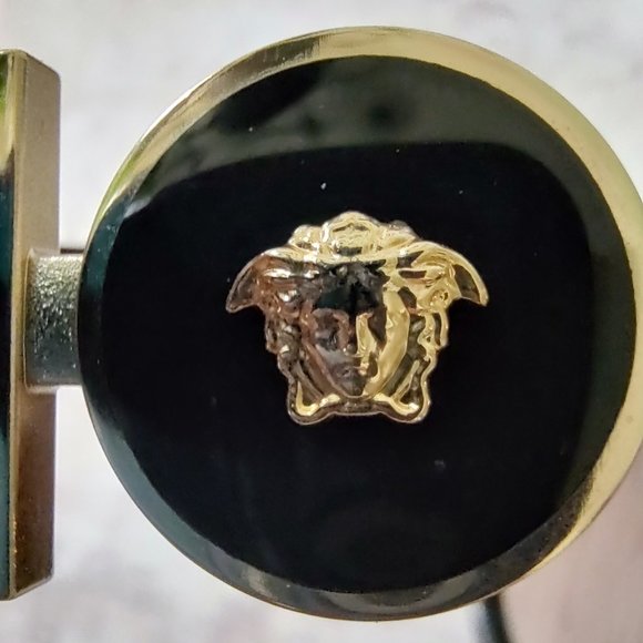 VERSACE Sunglasses, Gold details/Medusa emblems. Worn 3 times.